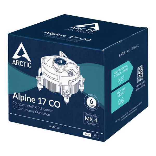Arctic Alpine 17 Co Ar-Acalp00041a İşlemci Soğutucu - Görsel 5