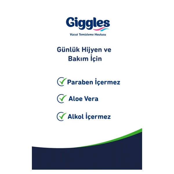 Giggles 50'li 24 Adet Vücut Temizleme Havlusu - Görsel 6