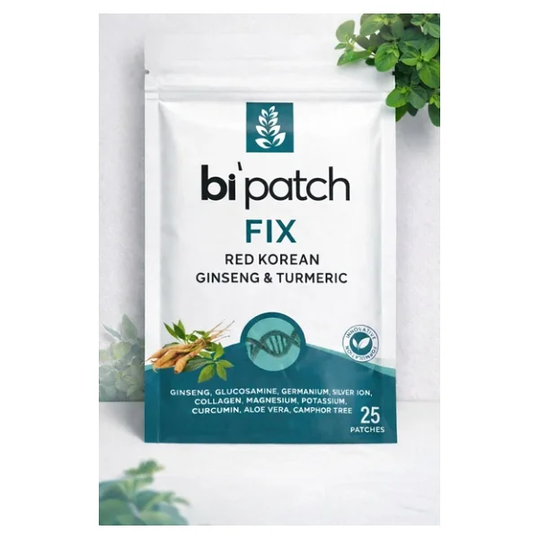 Bi Patch Fix Kırmızı Kore Ginsengi& Zerdeçal İçerikli Ağrı Bandı 25 Adet - Görsel 3