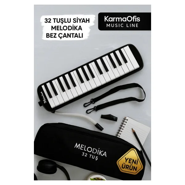 Mavi Melodika 32 Tuşlu Bez Çantalı - Görsel 3