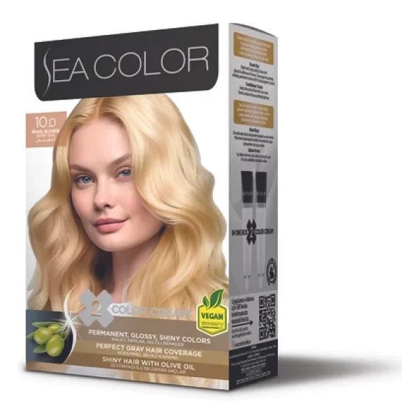 Sea Color 10.0 Sedef Sarı Saç Boyası - Görsel 5