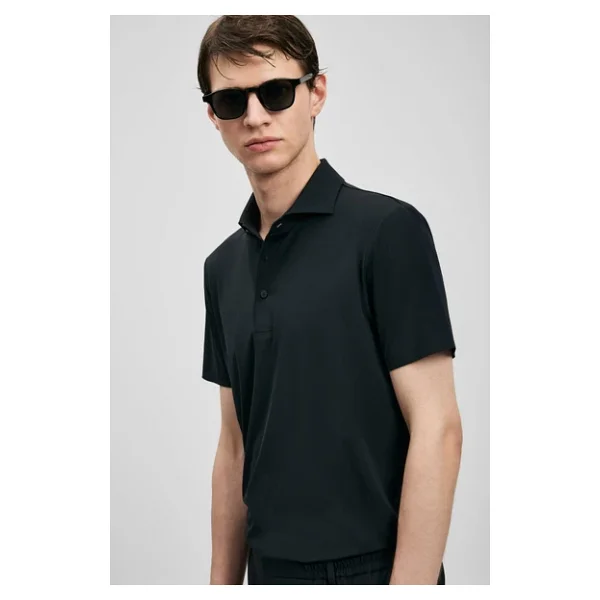 Lufian Spencer Hi-Tech Performance Kısa Kollu Polo Yaka Erkek Tişört - Görsel 2