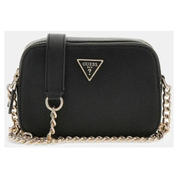 Guess Noelle Saffiano Hwzg9672140-Bla Siyah Kadın Çapraz Çanta - Görsel 6