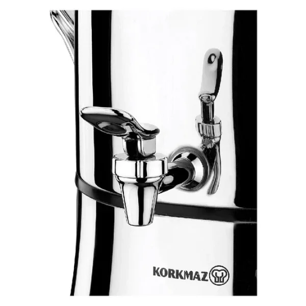 Korkmaz A334 Nosta Mega 2000 W Çelik Demlikli Semaver - Görsel 7