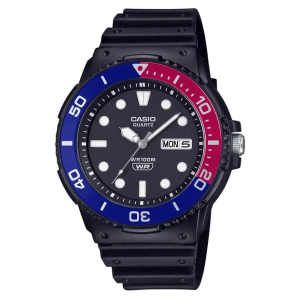Casio Standart Mrw-230h-1e2vdf Siyah-Mavi Erkek Kol Saati - Görsel 4
