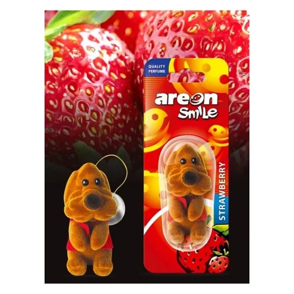 Areon Smile Asma Koku Ayıcık Strawberry - Görsel 3