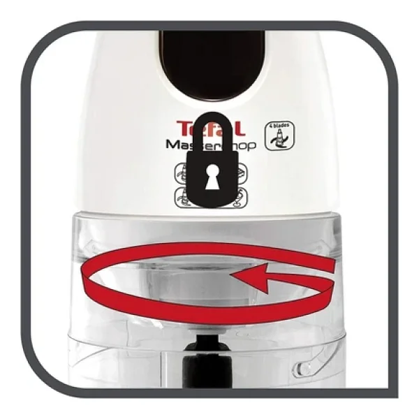 Tefal Masterchop 4 Bıçaklı Doğrayıcı - Görsel 4
