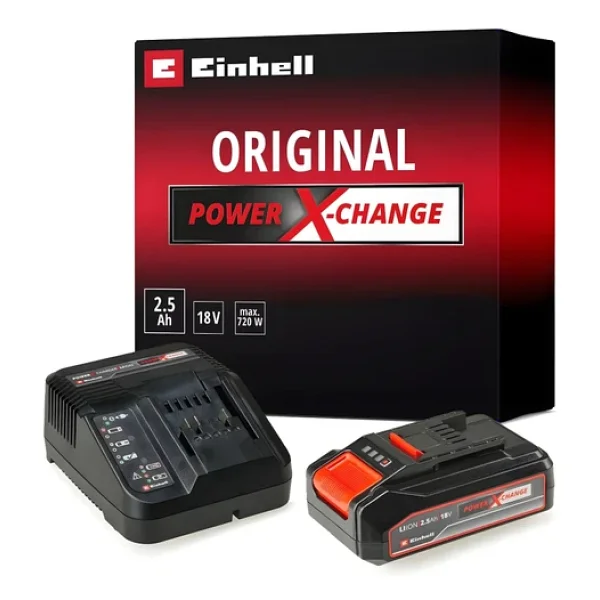 Einhell Set-42 (Einhell Ce-Cc 18 Li - Solo, Akülü Oto Hava Kompresörü+Einhell 18v 2,5 Ah Pxc Starter Kit, Akü & Şarj Cihazı) - Görsel 7