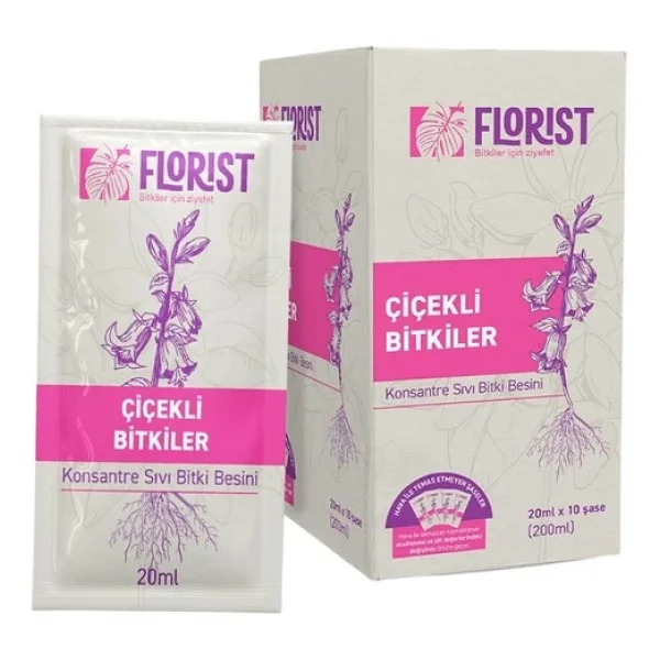 Florist Çiçekli Bitkiler Sıvı Konsantre Bitki Besini - Görsel 4