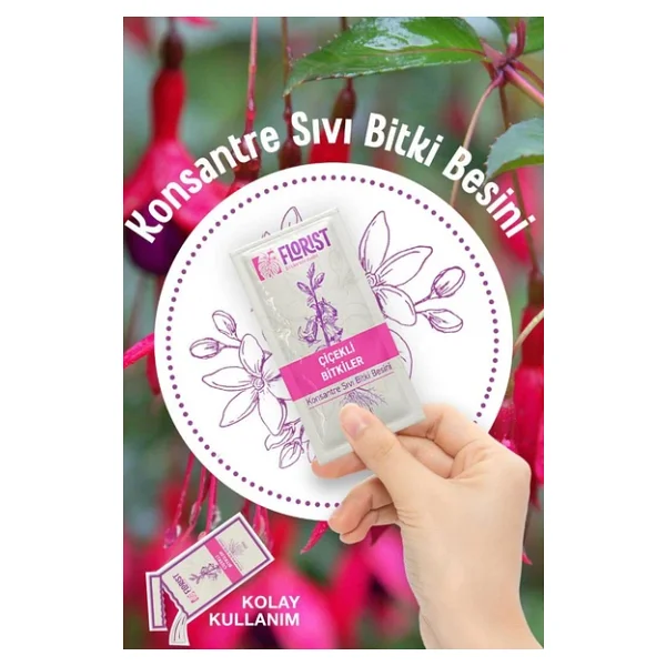 Florist Çiçekli Bitkiler Sıvı Konsantre Bitki Besini - Görsel 6