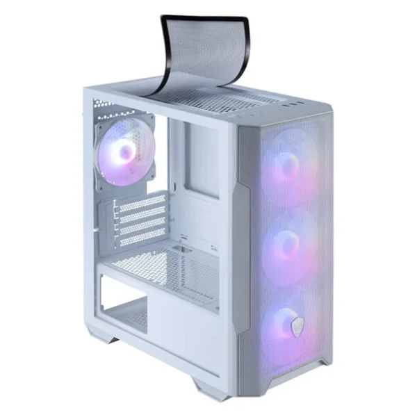 Msı Mag Forge M100r Argb Fanlı Beyaz Micro Atx Oyuncu Kasası - Görsel 9