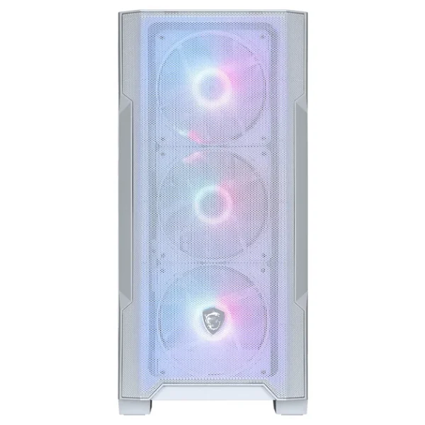 Msı Mag Forge M100r Argb Fanlı Beyaz Micro Atx Oyuncu Kasası - Görsel 8