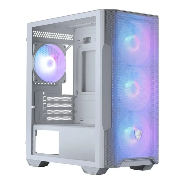 Msı Mag Forge M100r Argb Fanlı Beyaz Micro Atx Oyuncu Kasası - Görsel 5