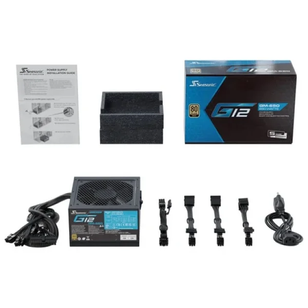 Seasonic G12 Gm-650 650 W Power Supply - Görsel 2