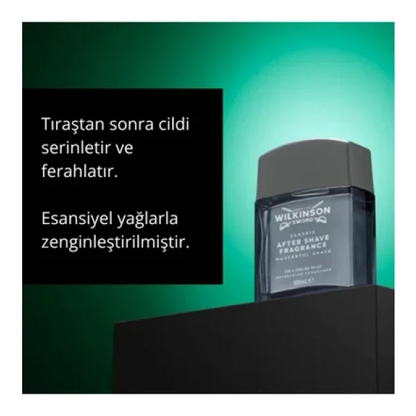 Wilkinson Sword Classic Aftershave Tıraş Sonrası Losyon 100ml - Görsel 2