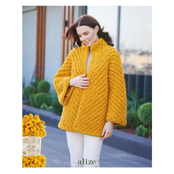 Alize Puffy 3'lü İp 416 - Görsel 8