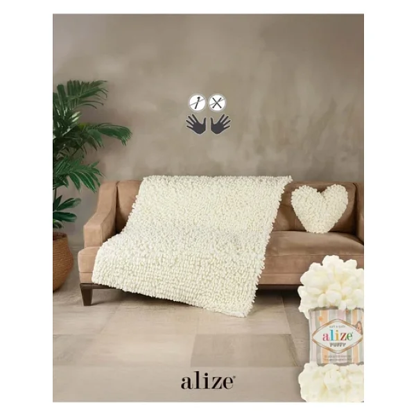Alize Puffy 3'lü İp 416 - Görsel 6