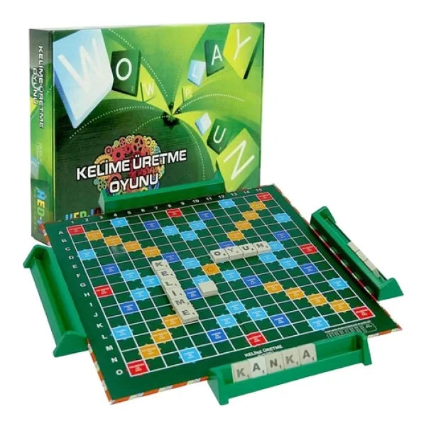 Scrabble Türkçe Kelime Oyunu - Kelime Üretme Oyunu Akıl Ve Zeka Oyunu - Scrabble Oyunu - Görsel 5