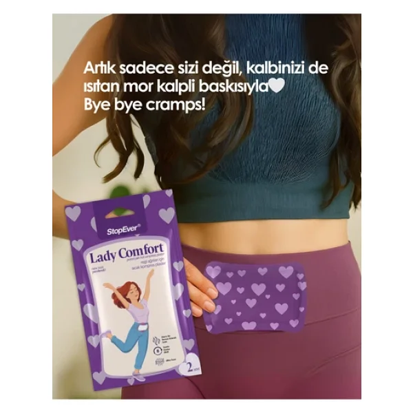 Stopever Lady Comfort Adet Ağrıları İçin 2'li Isı Pedi - Görsel 2