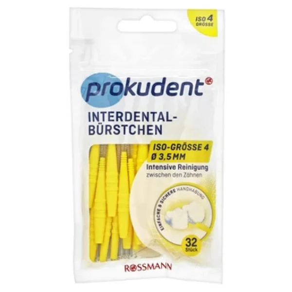 Prokudent Sarı Iso 4 0.7 Mm 32'li Arayüz Fırçası - Görsel 4