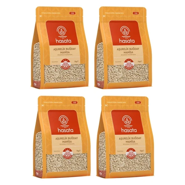 Hasata Manisa Aşurelik Buğday 1 Kg X 4 Adet - Görsel 6