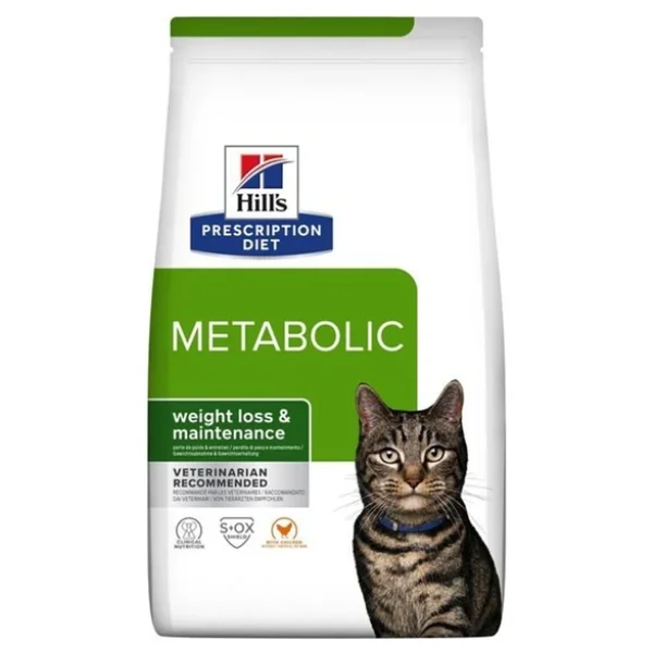 Hill's Prescription Diet Metabolic Weight Loss & Maintenance Tavuklu 1.5 Kg Kedi Maması - Görsel 4