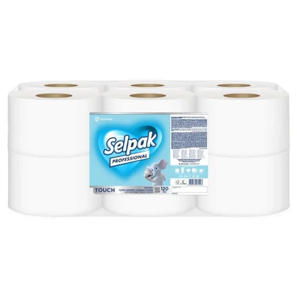 Selpak Professional Touch İçten Çekmeli Tuvalet Kağıdı 12 Rulo 120 Metre - Görsel 4