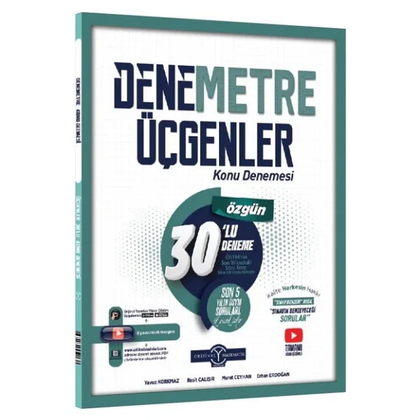 Orijinal Yayınları Tyt Üçgenler Denemetre 30'lu Konu Denemesi - Görsel 4