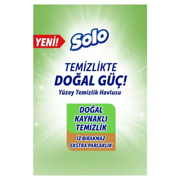 Solo Beyaz Sabun Ferahlığı Yüzey Temizlik Havlusu 100 Yaprak 4'lü - Görsel 7