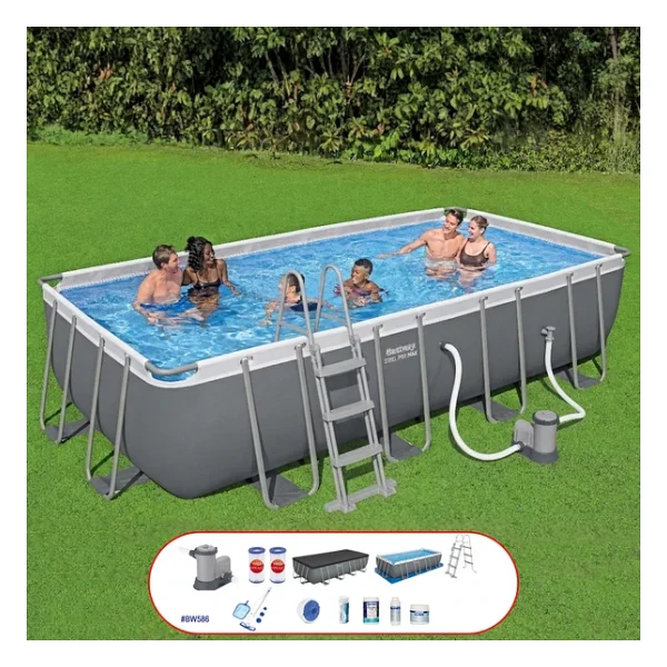 Bestway 56465 549x274x122 Cm Büyük Prefabrik Havuz Seti - Görsel 6