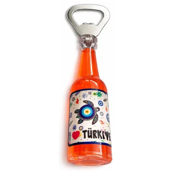 Türkiye Temalı Şişe Açacak Magnet - Buzdolabı Süsü Açacak Hediyelik Eşya - Görsel 4
