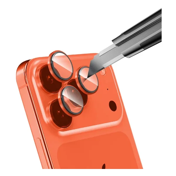 Apple iPhone 17 Pro Max Zore Mikro Kamera Lens Koruyucu - Görsel 6