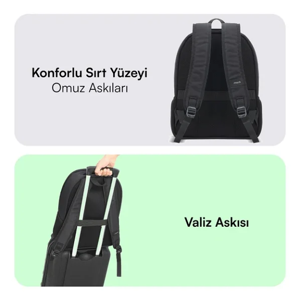 Mack Luna Eco Mce-1211 14.1" Laptop Sırt Çantası - Görsel 8