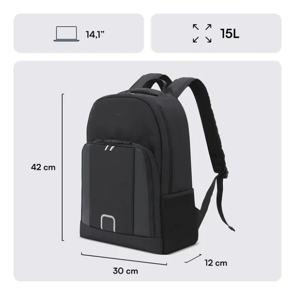 Mack Luna Eco Mce-1211 14.1" Laptop Sırt Çantası - Görsel 7
