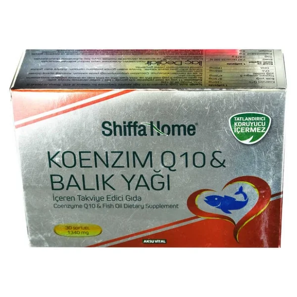 Shiffa Home Koenzim Q10 & Balık Yağı Yumuşak Jel 1340 Mg X 30 - Görsel 7