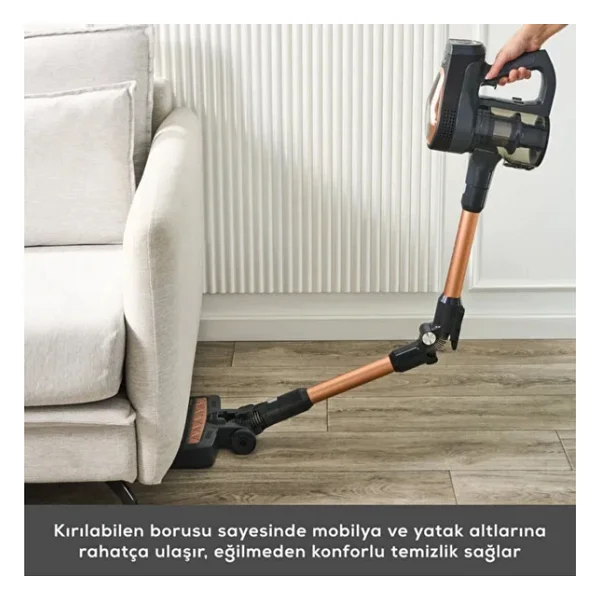 Karaca Vantuz Power Up Pro Black Copper Dikey Süpürge - Görsel 9