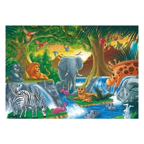 Ks Games Animal İn The Wild 24 Parça Jumbo Boy Puzzle - Görsel 6
