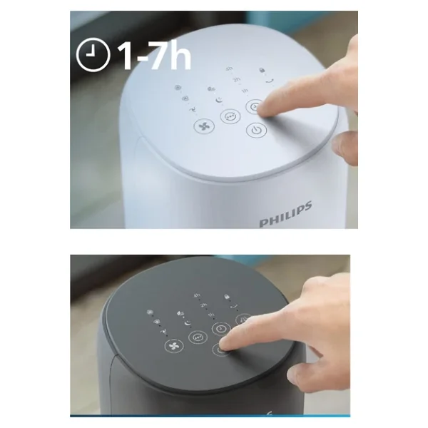 Philips Beyaz Ve Siyah Renk 5000 Serisi Kule Tipi Fanlı Vantilatör + Kiwi Klipsli Masaüstü Vantilatör Hediye - Siyah - Beyaz - Görsel 4