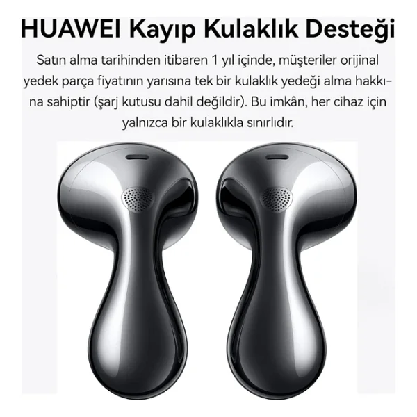 Huawei Freebuds 6 ANC TWS Siyah Kulak İçi Bluetooth Kulaklık - Görsel 6