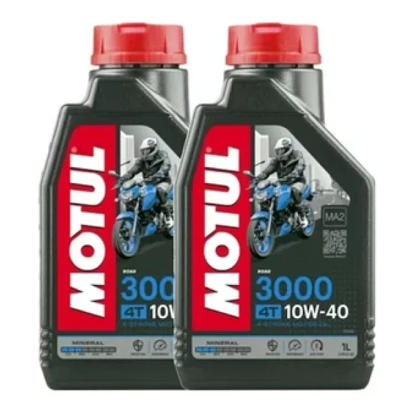 Motul 3000 10w40 4t 2x 1 Litre Motosiklet Yağı - Görsel 4