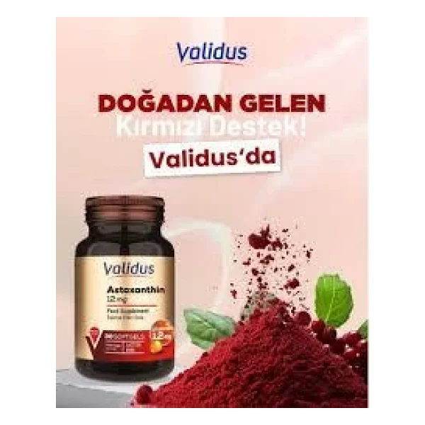Validus Astaksantin 12 Mg 30 Softgel - Görsel 2