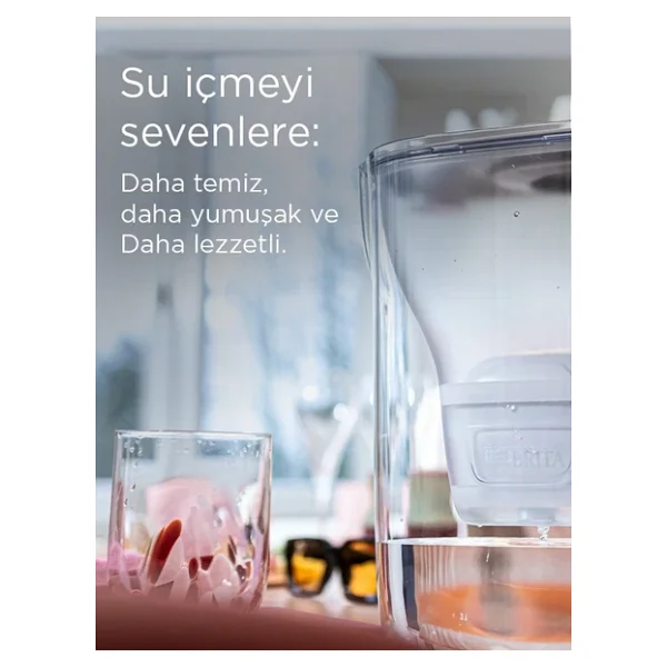 Brita Style Essential XL Beyaz 3.6 Lt Pure Performance 3 Filtreli Su Arıtma Sürahisi - Görsel 5