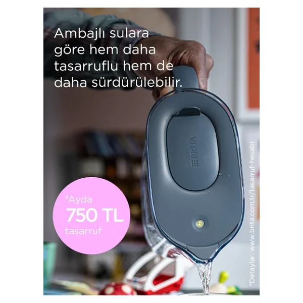 Brita Style Essential XL 3.6 Lt Pure Performance 3 Filtreli Su Arıtma Sürahisi - Görsel 6