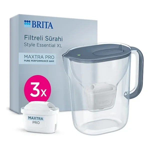 Brita Style Essential XL 3.6 Lt Pure Performance 3 Filtreli Su Arıtma Sürahisi - Görsel 2