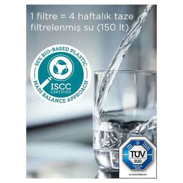 Brita Style Essential XL 3.6 Lt Pure Performance 3 Filtreli Su Arıtma Sürahisi - Görsel 8