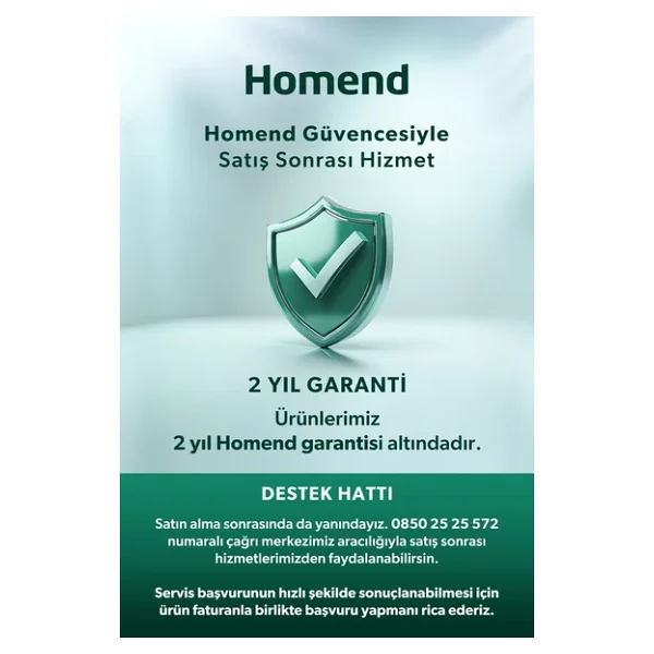 Homend Royal Tea 1711h Inox 2000 W Çelik Çay Makinesi - Görsel 9