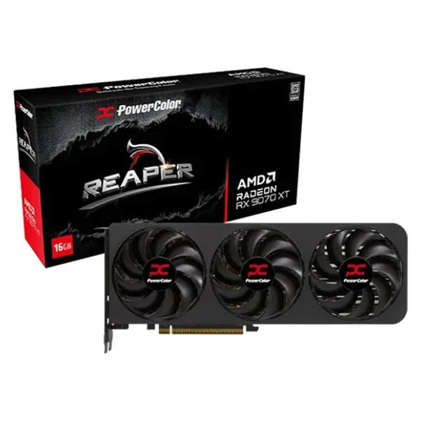 Powercolor RX 9070 Xt Reaper 16g-A 256 Bit Gddr6 16 GB Ekran Kartı - Görsel 2