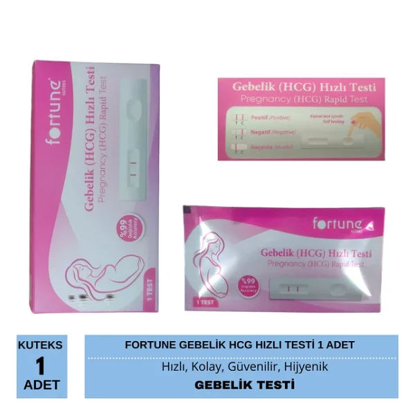 Kuteks Fortune Gebelik Hcg Hızlı Testi 1 Adet - Görsel 2