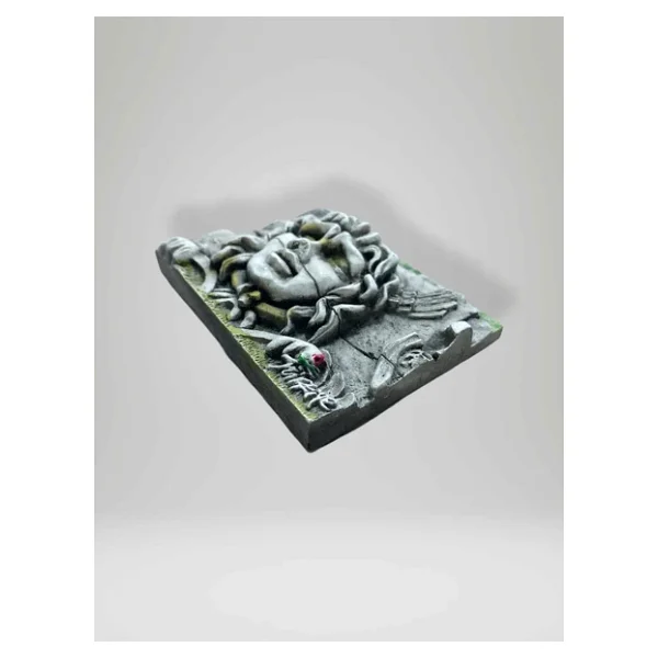 Medusa Figürlü 3d Taş Görünümlü Dekoratif Polyester Magnet Buzdolabı Süsü - Türkiye / Didim Hediyelik 7,5cm X 5,5cm (Kod:1008) - Görsel 3