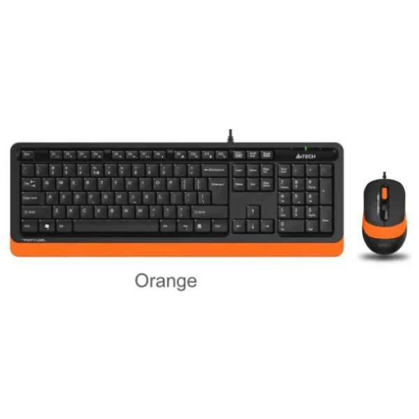 A4 Tech FG1010 Kablosuz Standart Turuncu Q Klavye Mouse - Görsel 7